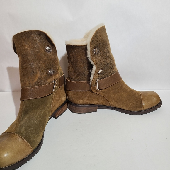 Matt bernson tundra booties shearling leather boots - Picture 12 of 16